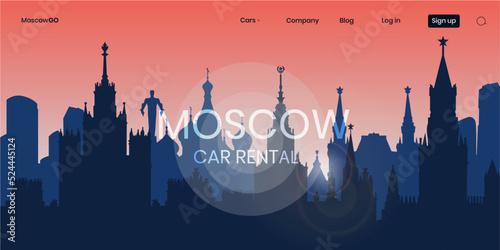 Fotografia Car rental web site design