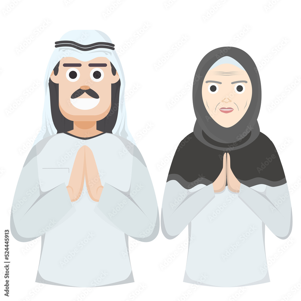 Couple Happy Eid Al Fitr Adha Ramadan Pose Give Wishing Couple Happy Eid Al Fitr Adha Ramadan Pose Give Wishing