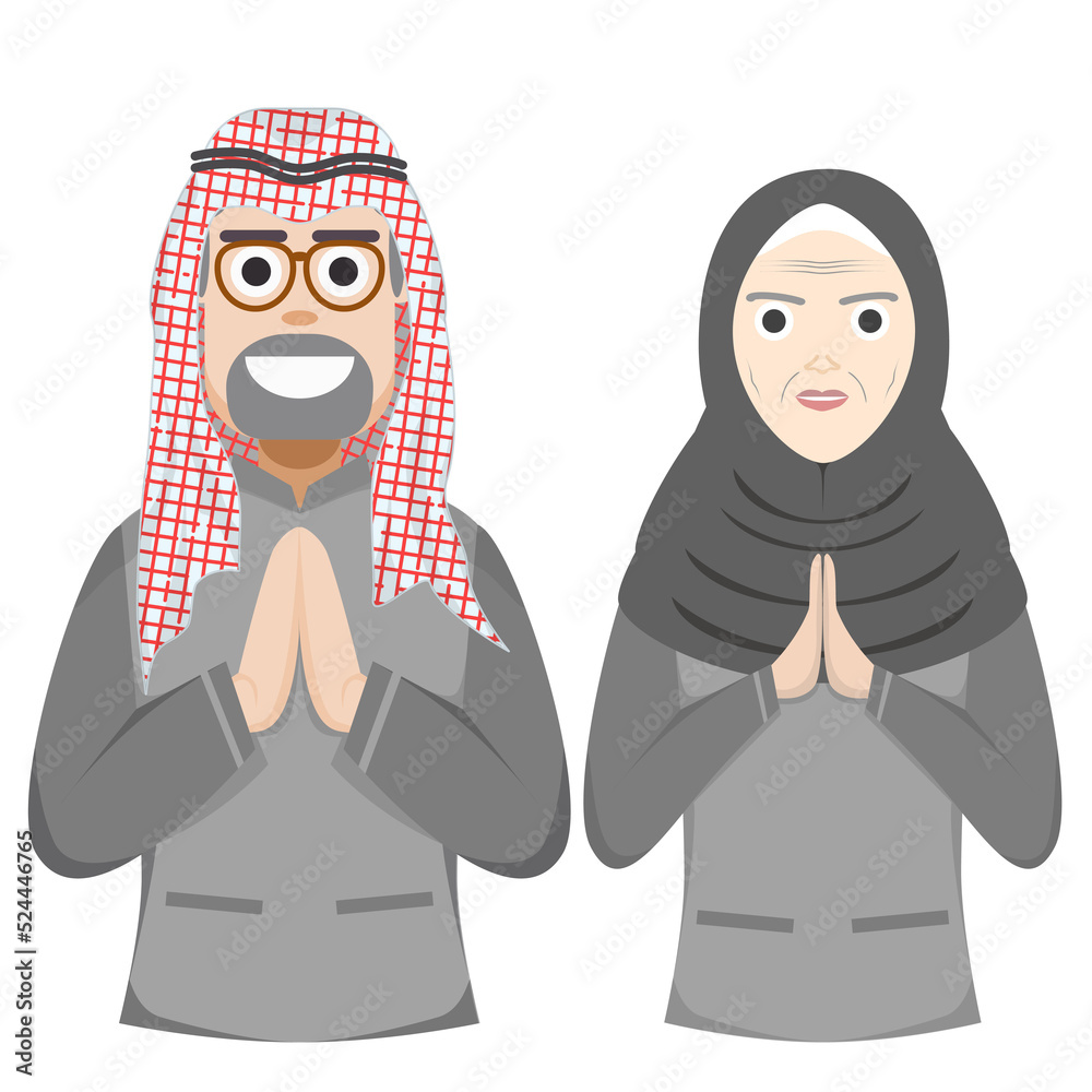 Couple Happy Eid Al Fitr Adha Ramadan Pose Give Wishing Couple Happy Eid Al Fitr Adha Ramadan Pose Give Wishing