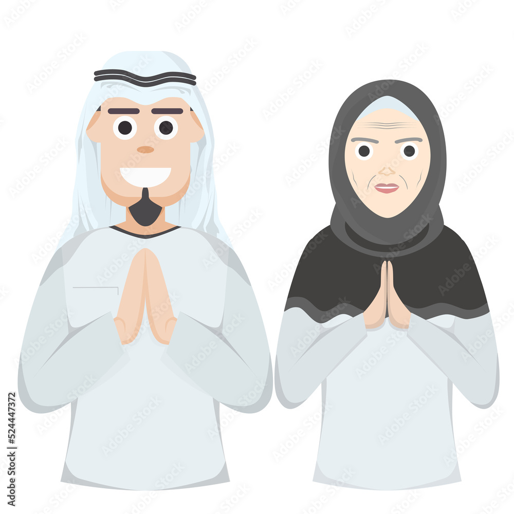Couple Happy Eid Al Fitr Adha Ramadan Pose Give Wishing Couple Happy Eid Al Fitr Adha Ramadan Pose Give Wishing