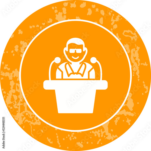 Unique Lecture Vector Icon