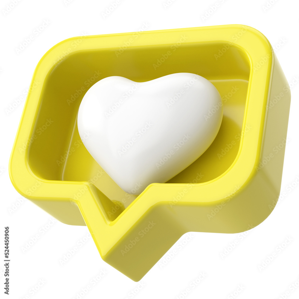 3D like icon. 3D icon. 3D illustration. 3D like icon. 3D icon. 3D illustration.