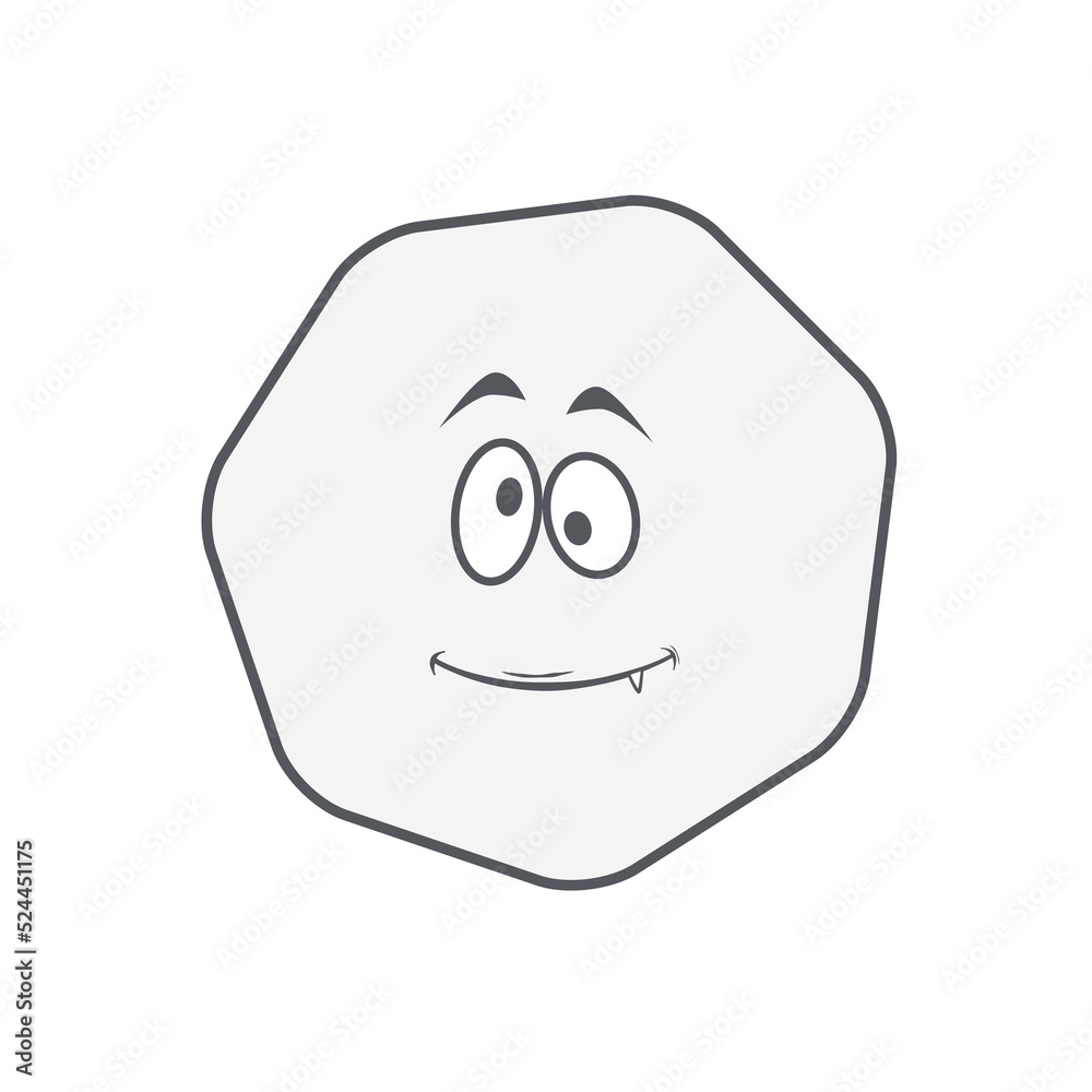 Emoticon Doodle Cute Basic Shape With Expression Emoticon Doodle Cute Basic Shape With Expression