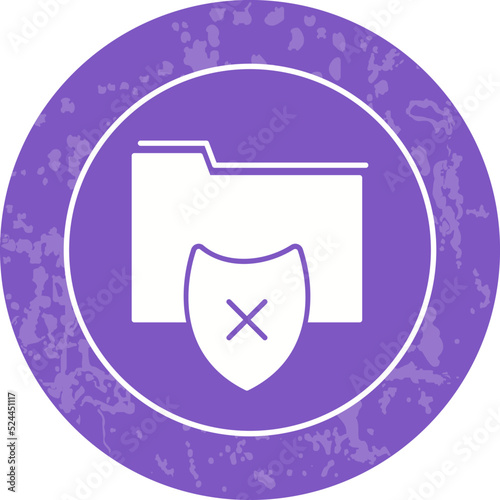 Vulnerable Folder Vector Icon