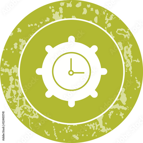 Time Settings Vector Icon