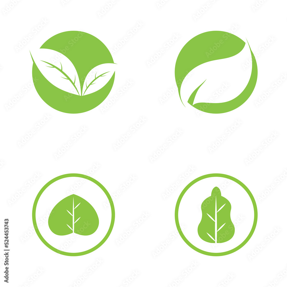 Logos of green Tree leaf ecology nature element vector Logos of green Tree leaf ecology nature element vector