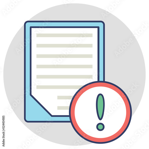 Exclamation Document 