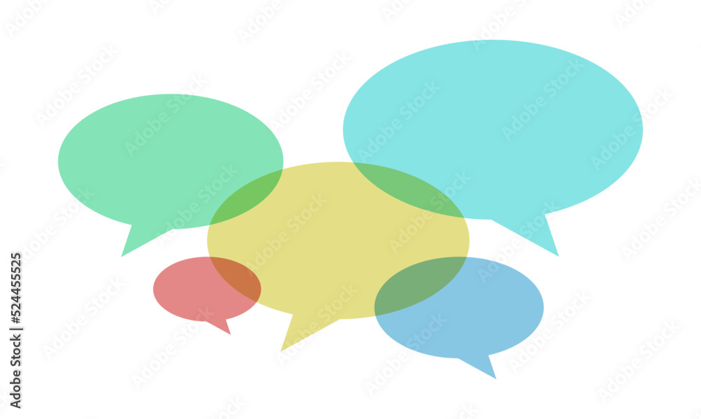 Transparent speech bubbles vector stock illustration.. Transparent speech bubbles vector stock illustration..