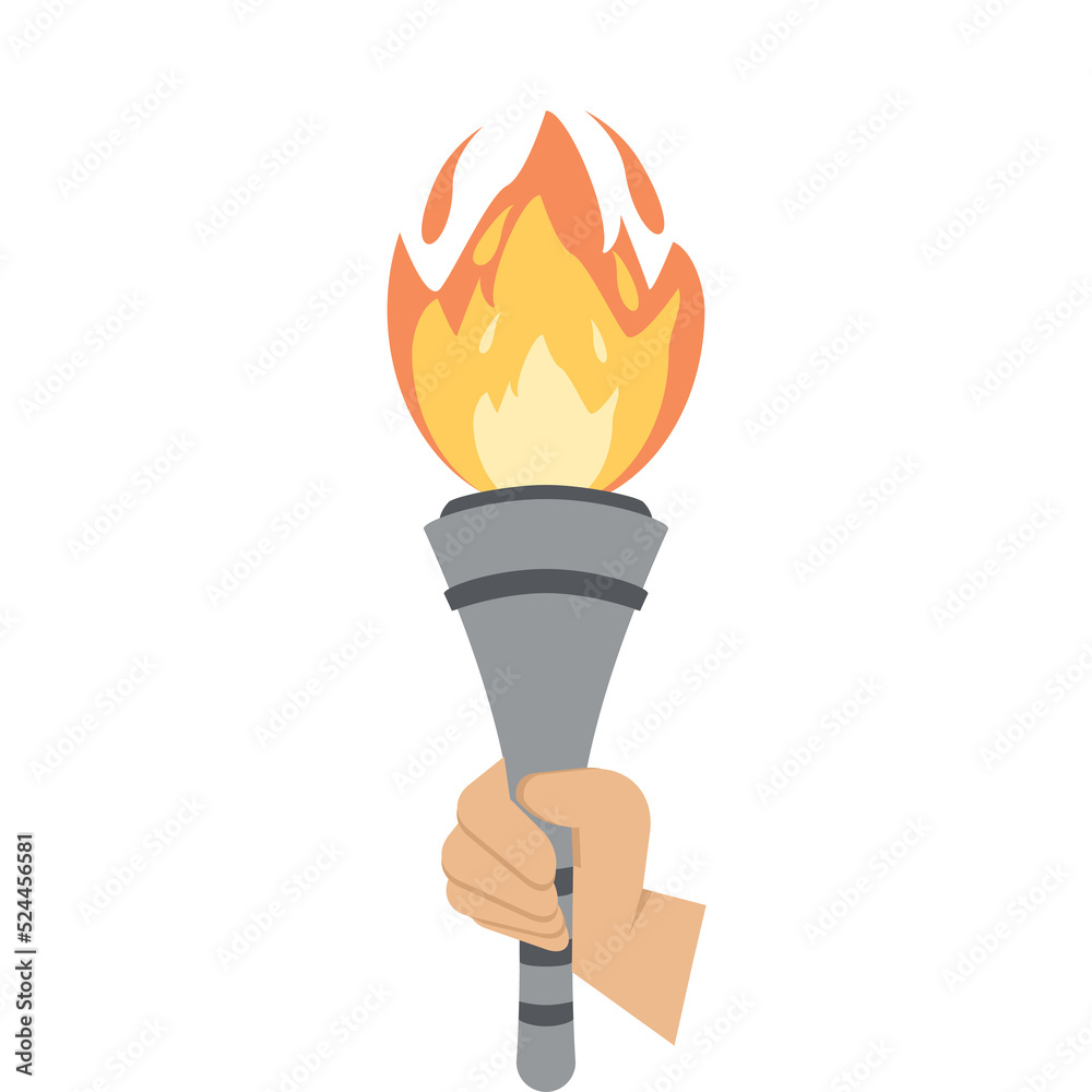 Torch Light Holding By One Right Hand Fire fiery flame bright fireball flames Torchlight Red Torch Light Holding By One Right Hand Fire fiery flame bright fireball flames Torchlight Red