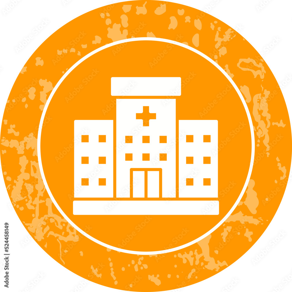 Naklejka premium Hospital Icon