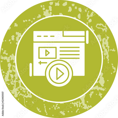 Video Content Icon
