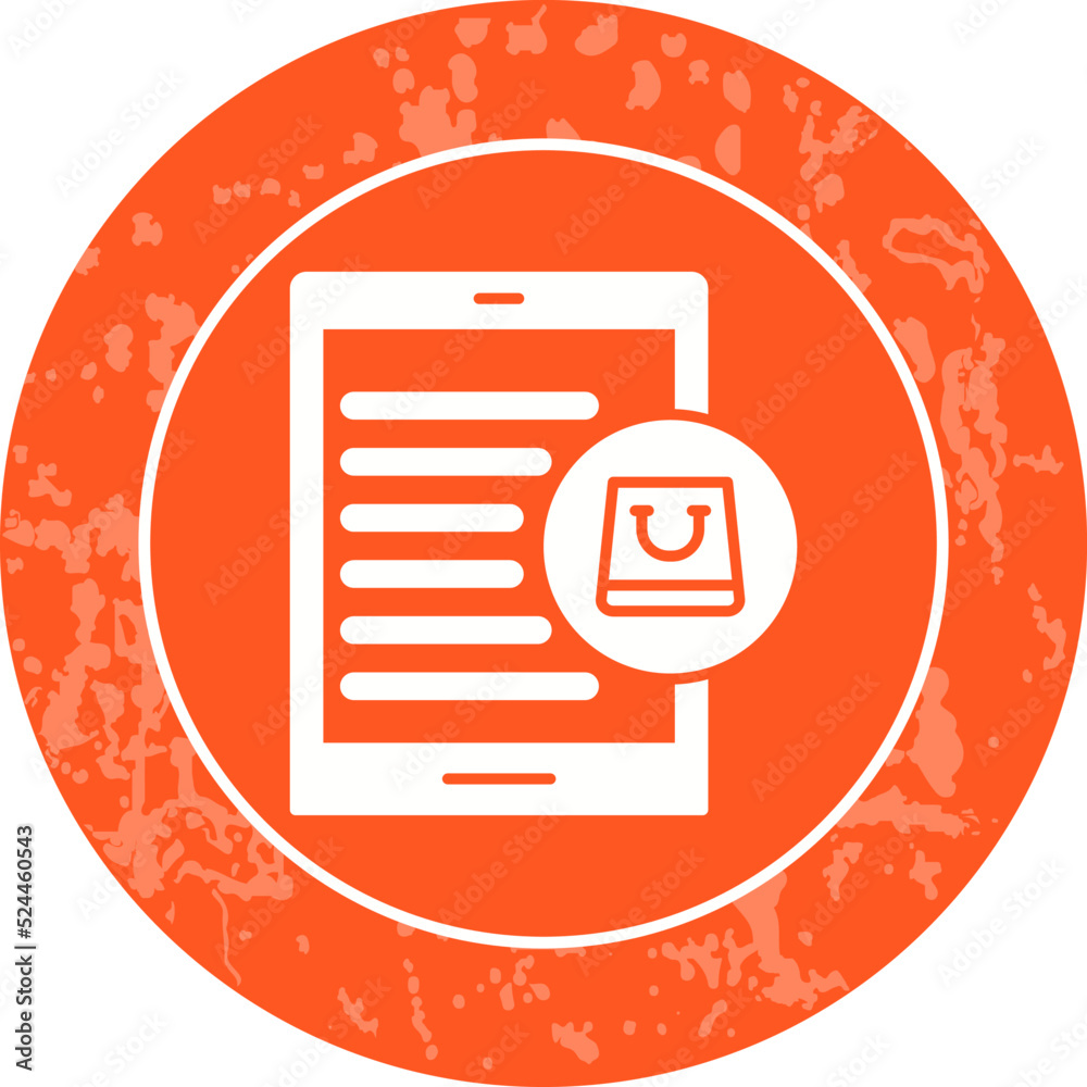 Mobile Shopping Icon Mobile Shopping Icon