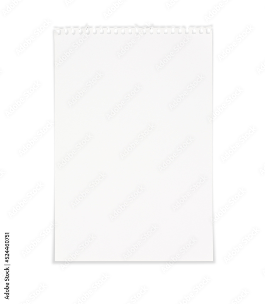 White blank torn notepaper isolated on white background, copy space White blank torn notepaper isolated on white background, copy space