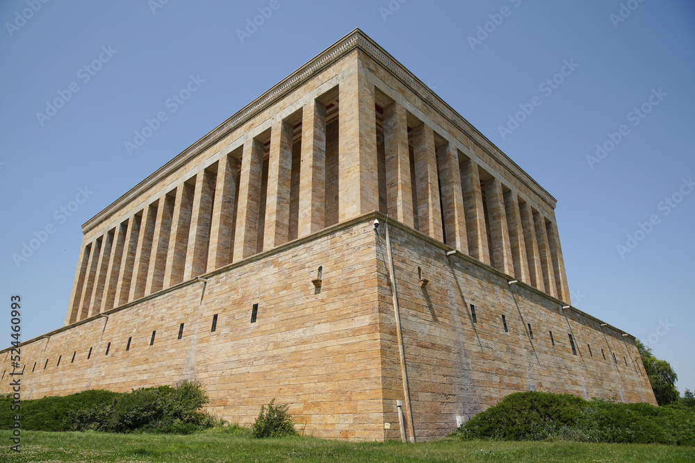 Anitkabir mausoleum of Mustafa Kemal Ataturk in Ankara, Turkiye