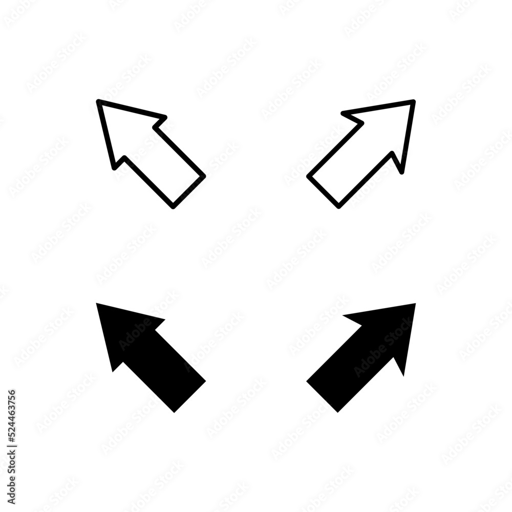 Pointer icon vector design templates Pointer icon vector design templates