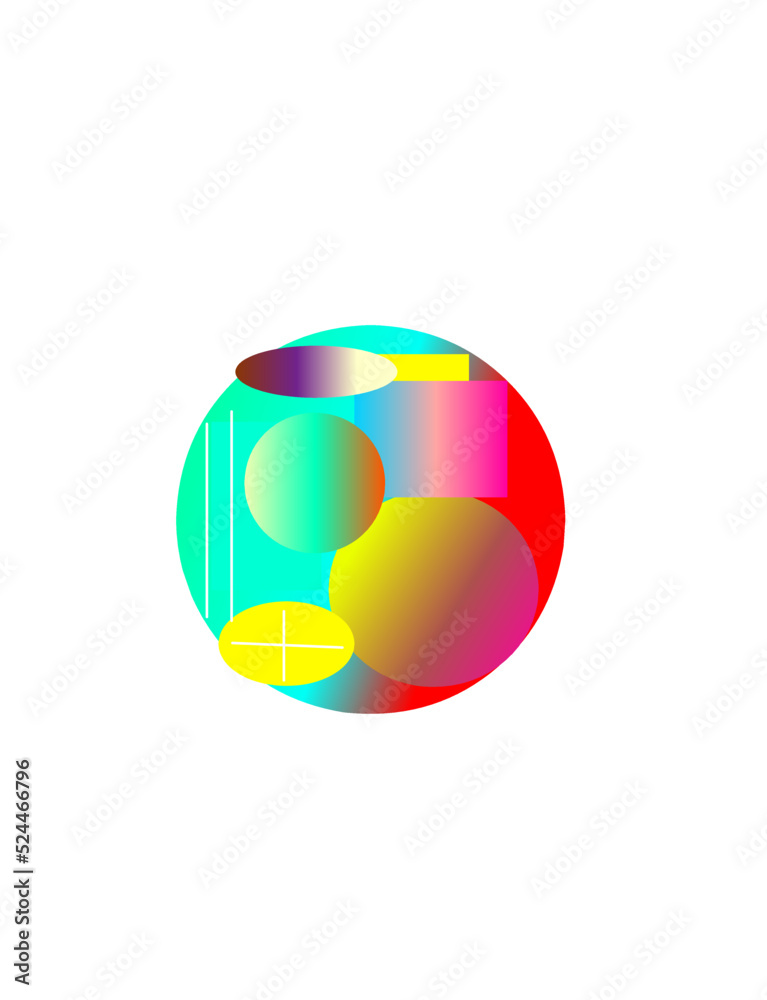 Colorful abstract shape design, gradient logo design, vibrant vector element. Colorful abstract shape design, gradient logo design, vibrant vector element.