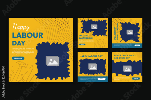 Labor Day. International Labor Day. Banner vector for social media ads, web ads, business messages, discount flyers and big sale banners.