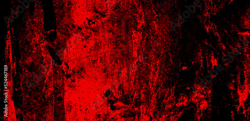 Red pattern background. Red texture with exotic soft minerals. Natural pattern dark red concrete wall for background. © Adam