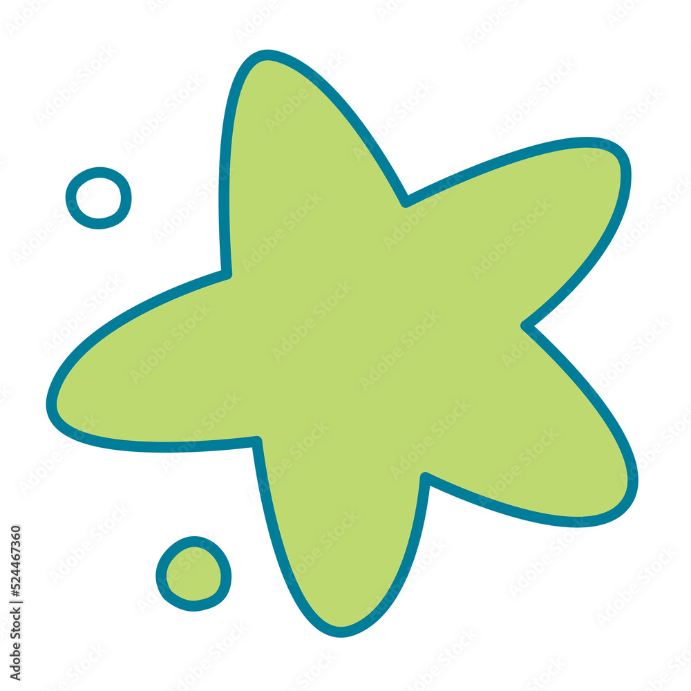Science element hand drawn doodle cartoon illustration star Science element hand drawn doodle cartoon illustration star