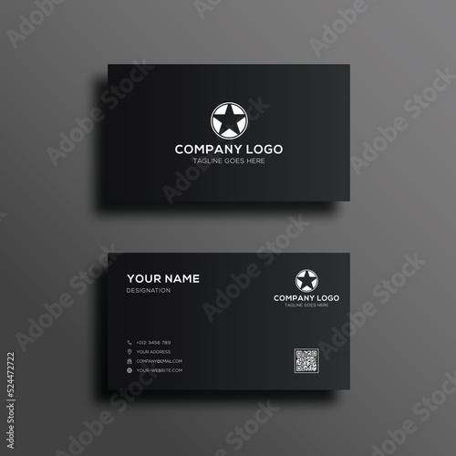 Business card design template, Clean professional business card template, visiting card, business card template.