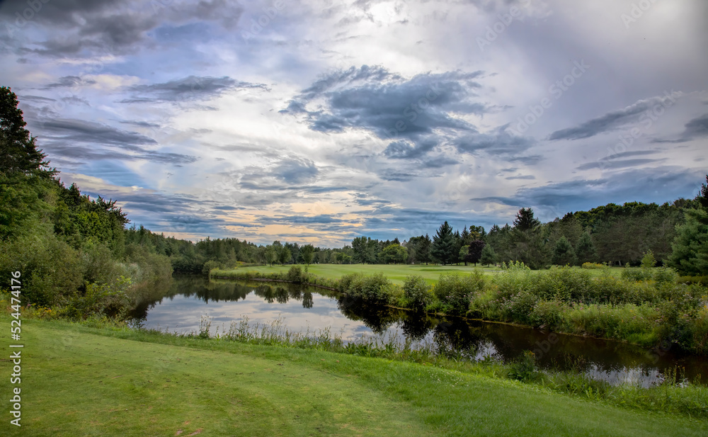 Cowansville Golf Course on a beautiful summer day