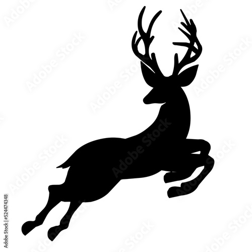 deer silhouette vector
