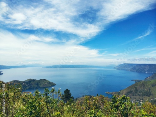 View of lake toba 
