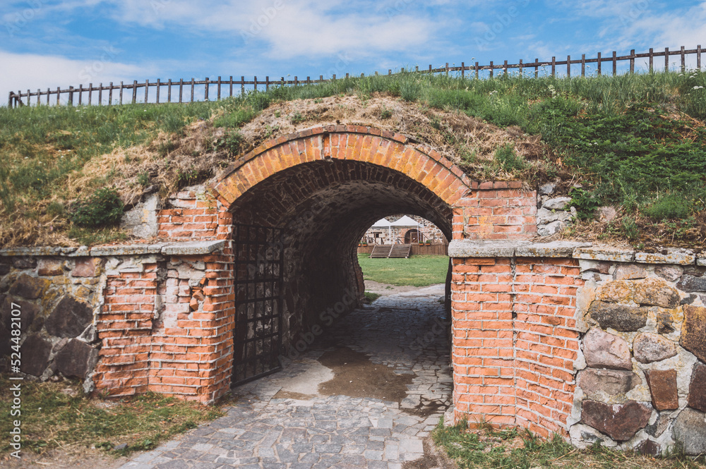 Arched gates in an ancient fortress