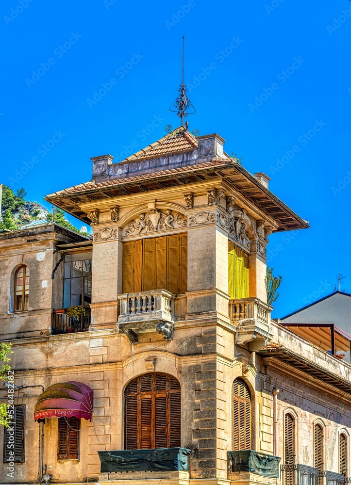 Fototapeta premium Downtown Cefalu. Sicily