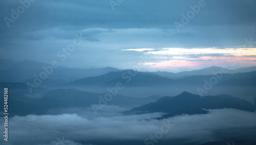 clouds over the mountains © Ashok J Kshetri