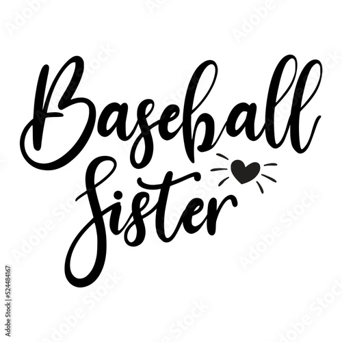 Baseball Sister svg 