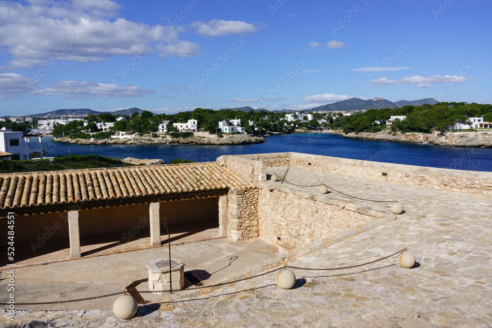 Obraz premium Es Forti, Cala D´Or, Santanyi,Mallorca, islas baleares, Spain