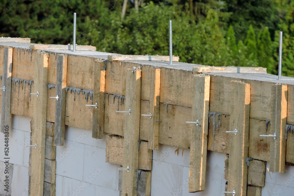 a-reinforced-concrete-beam-and-a-wooden-formwork-on-the-first-floor-of