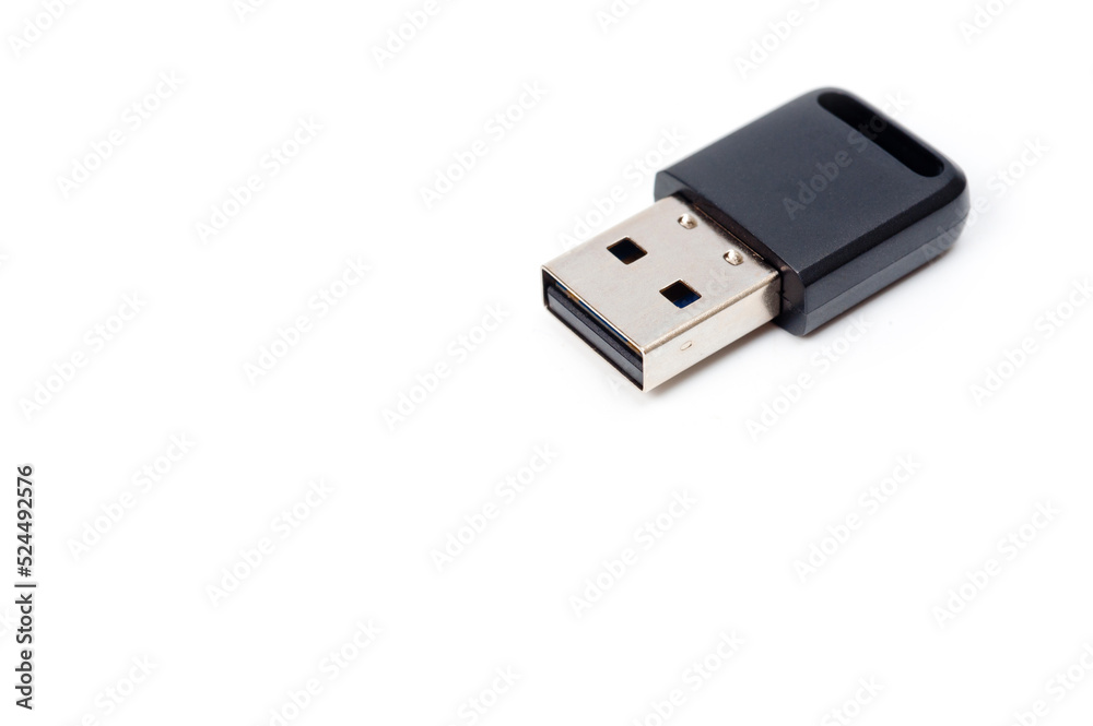 Adapter for wireless connection of various devices with a computer. Plastic, black with protective cap. Adapter for wireless connection of various devices with a computer. Plastic, black with protective cap.