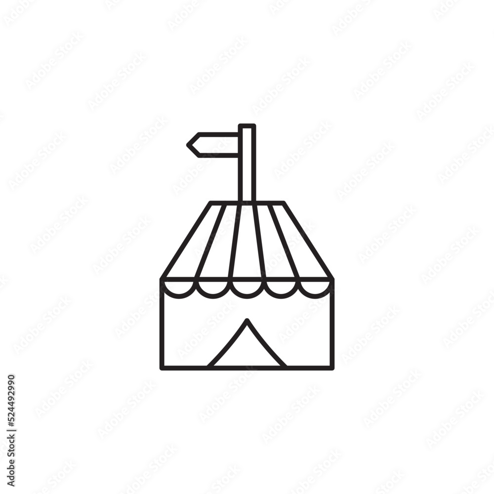 circus tent vector for website symbol icon presentation circus tent vector for website symbol icon presentation