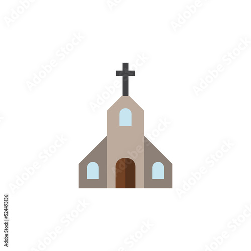 church icon vector for website symbol icon presentation