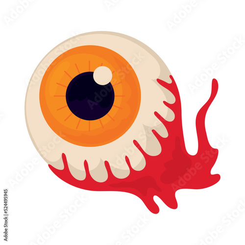 halloween scary eyeball