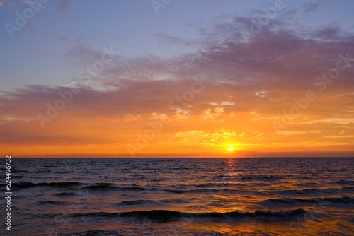 Sonnenuntergang an der Nordsee 