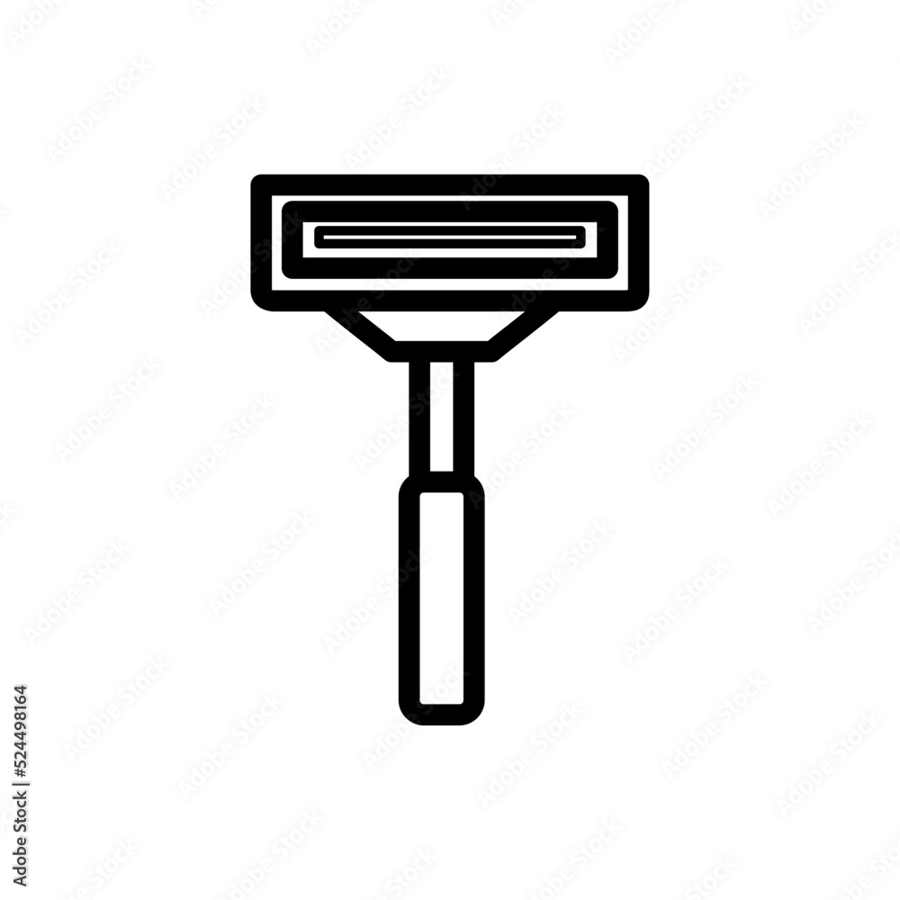 Razor blade icon vector illustration on white background.
