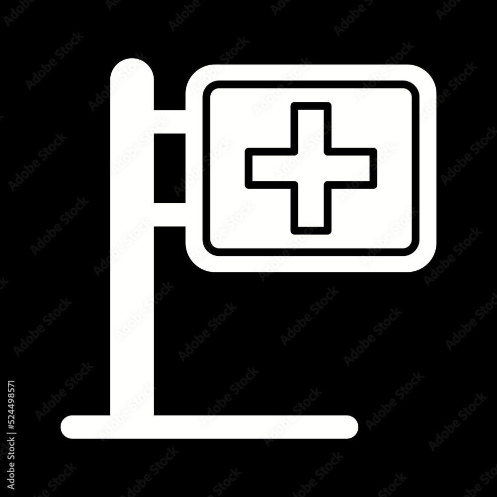 Fototapeta premium Signboard Icon