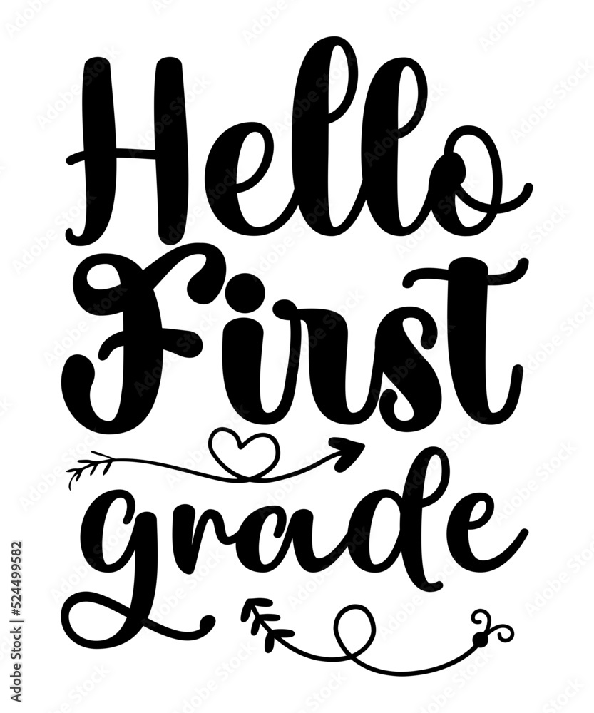 Hello School SVG Bundle, Back to School SVG, Teacher svg, Kids Shirt svg, Svg Dxf Eps Png Files for Cutting Machines Cameo Cricut, shirt svg