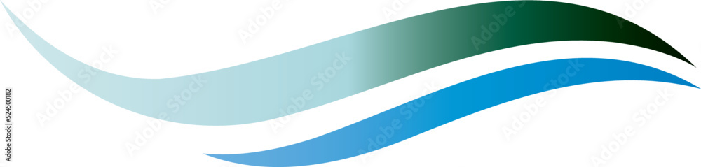 Vector waves, water curves for logo and icon Vector waves, water curves for logo and icon