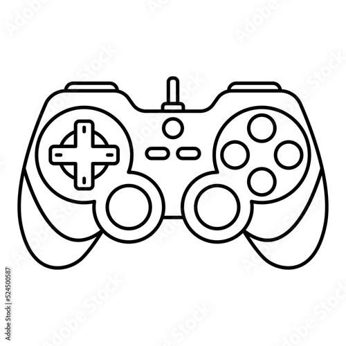 modern gamepad illustration for games