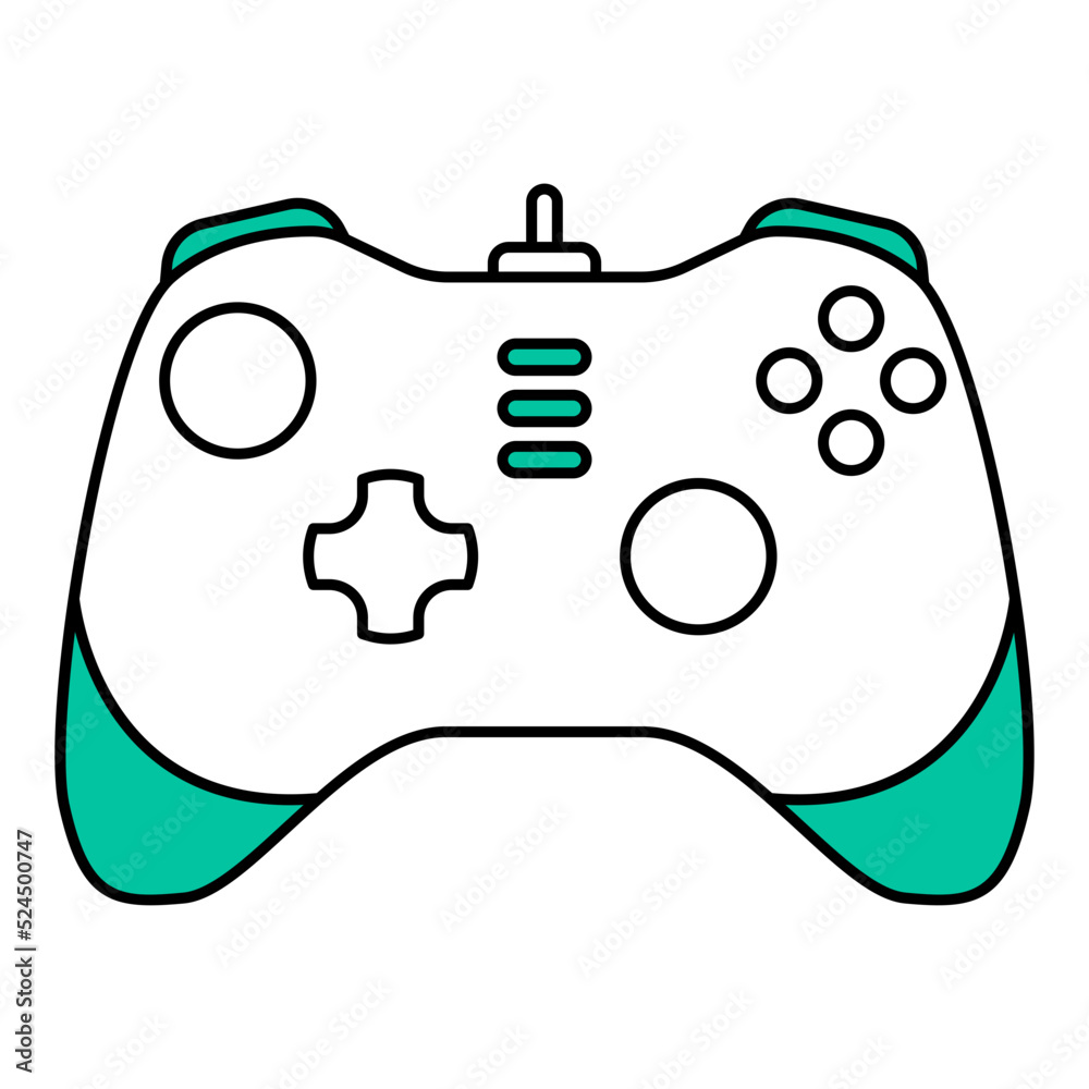 modern gamepad illustration for games modern gamepad illustration for games
