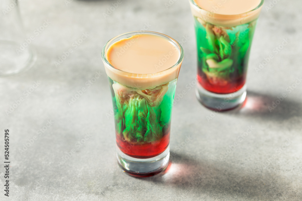 Halloween Zombie Brain Hemorrhage Shot Halloween Zombie Brain Hemorrhage Shot