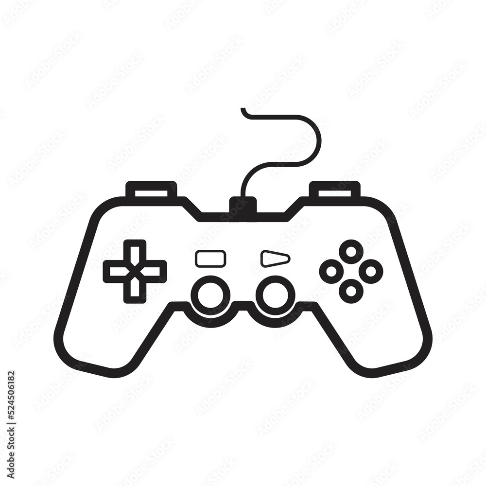 joystick icon vector design template joystick icon vector design template