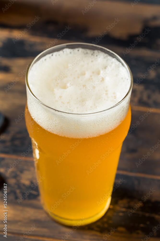 Cold Refreshing Boozy Farmhouse Ale Beer Cold Refreshing Boozy Farmhouse Ale Beer
