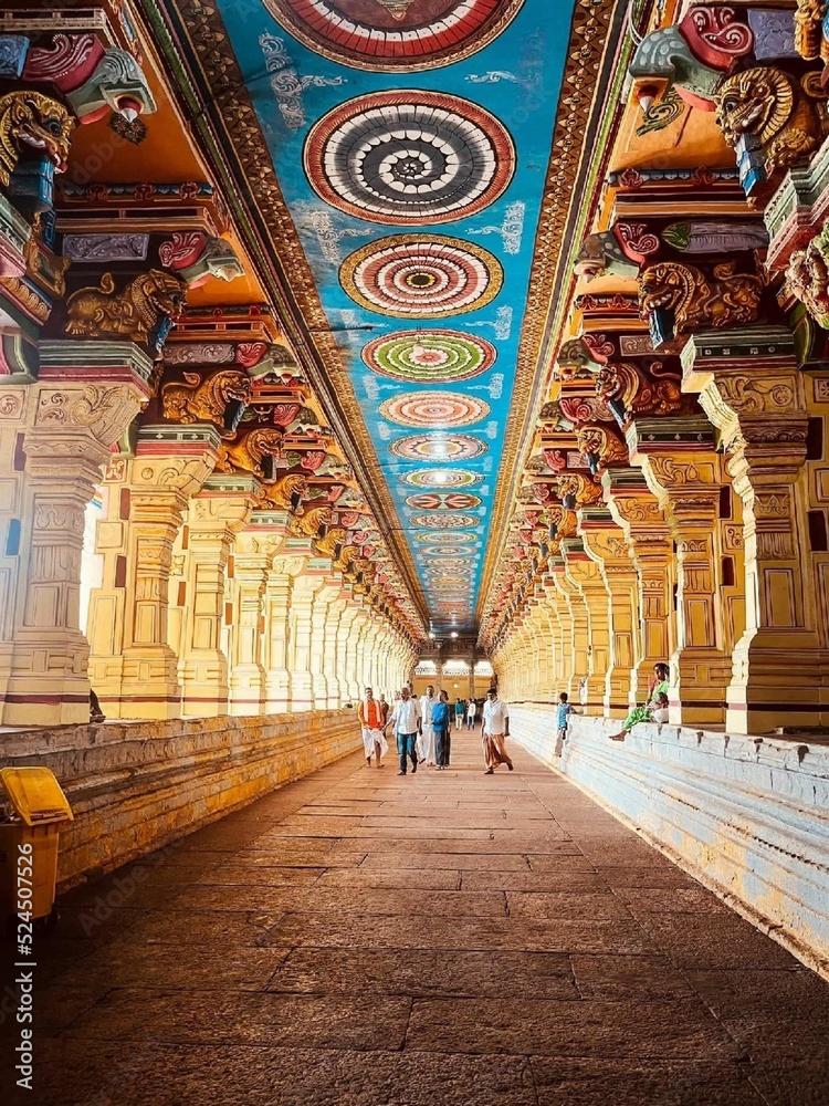 The Famous Rameshwaram Temple Pillers - Tamilnadu