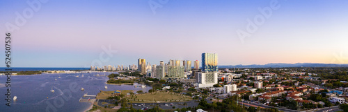 Panorama of Southport and the Gold Coast Broadwater © Zstock