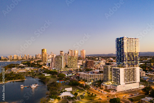 Southport and the Gold Coast Broadwater © Zstock